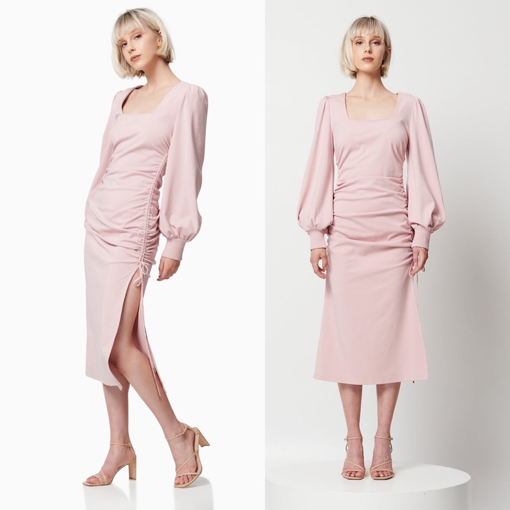 Elliatt Pink Midi Dress